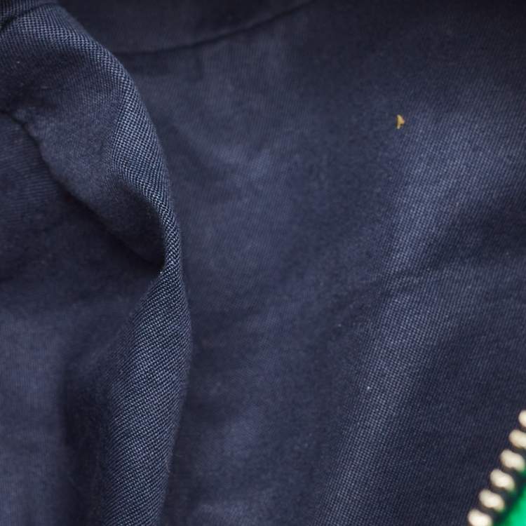 Pre Owned Miu Miu Multicolor Crochet Fabric Pouch