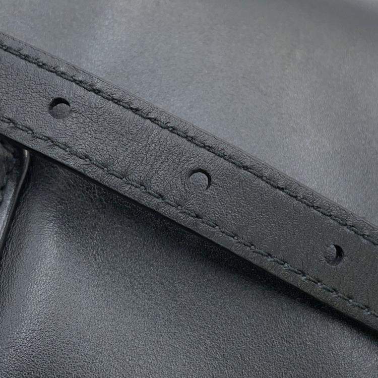 Pre Owned Miu Miu Miu Handbag Arcadi Leather 2-Way Black