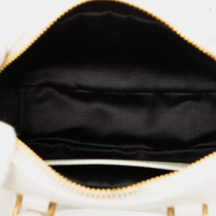 مملوكة مسبقًا Miu Miu White Mini Matelasse Nappa Arcadie Satchel