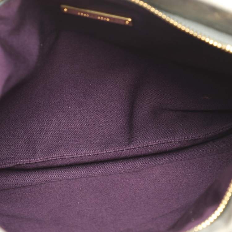 Pre Owned Miu Miu Grey Leather Baguette Bag