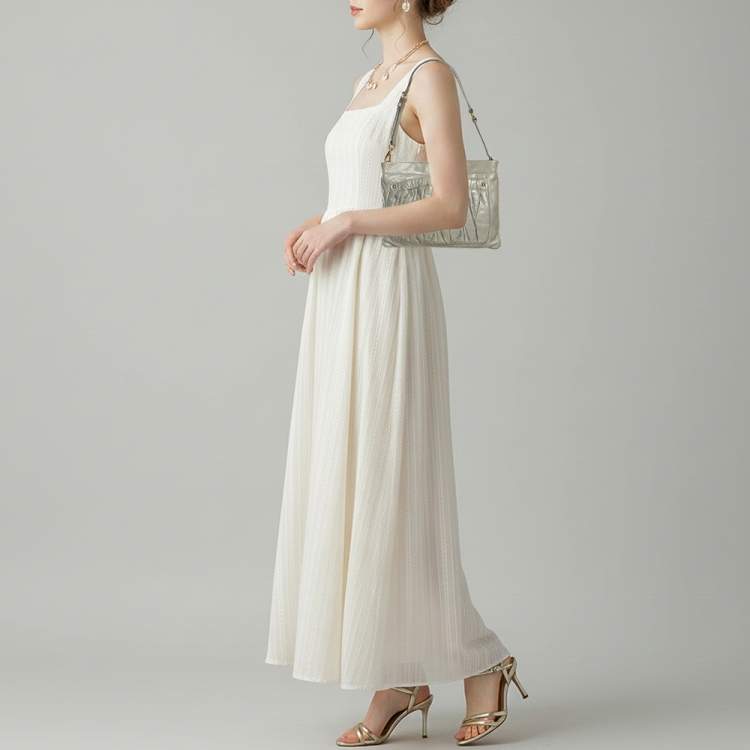 Pre Owned Miu Miu Grey Leather Baguette Bag