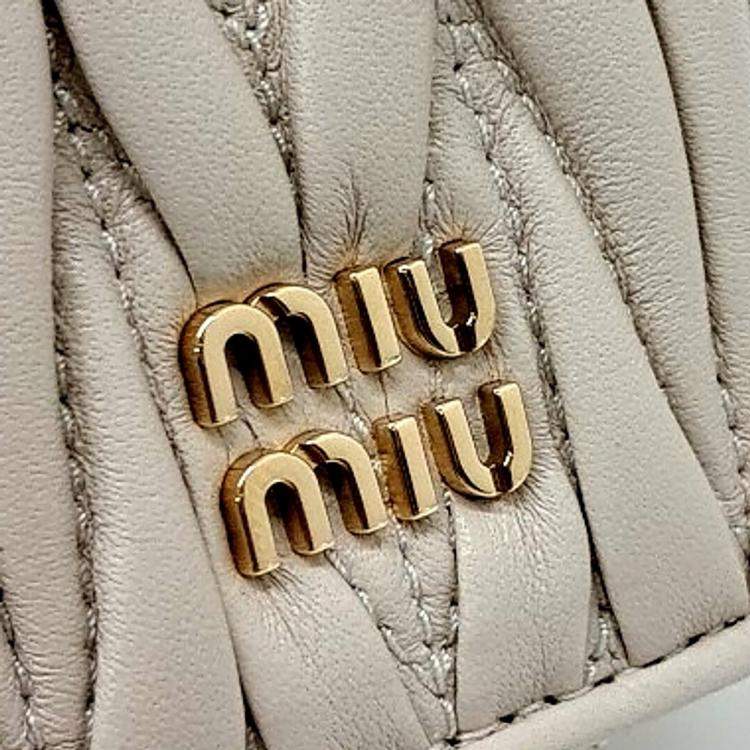 Pre Owned Miu Miu Matrasse Keychain Bag