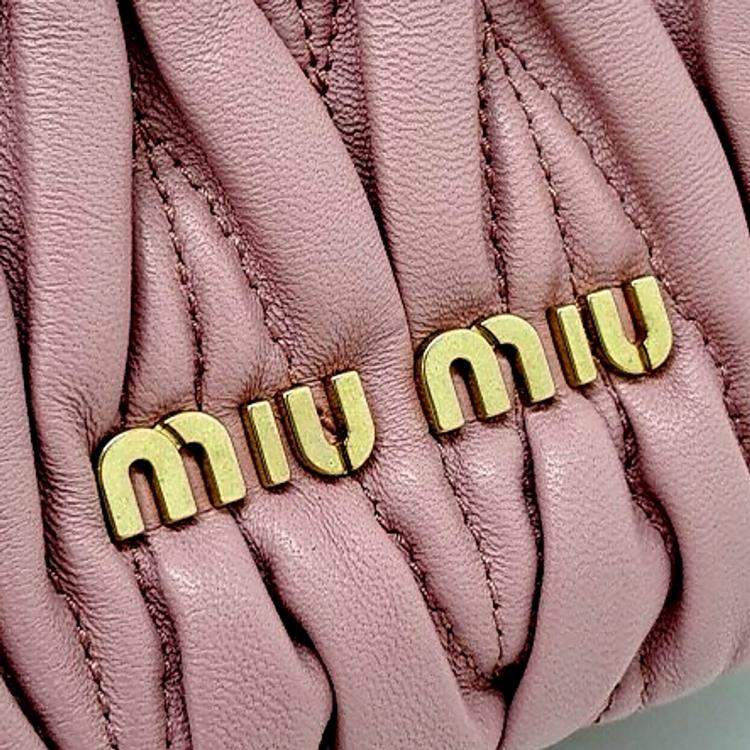 Pre Owned Miu Miu Matrasse Bucket Bag (5BE014)