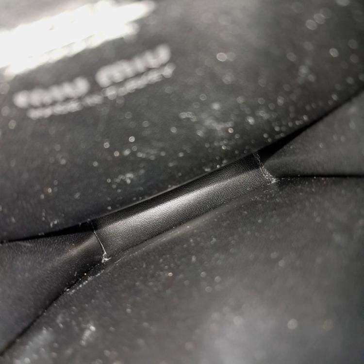 Pre Owned Miu Miu Black Leather Phone Holder and Crossbody Bag