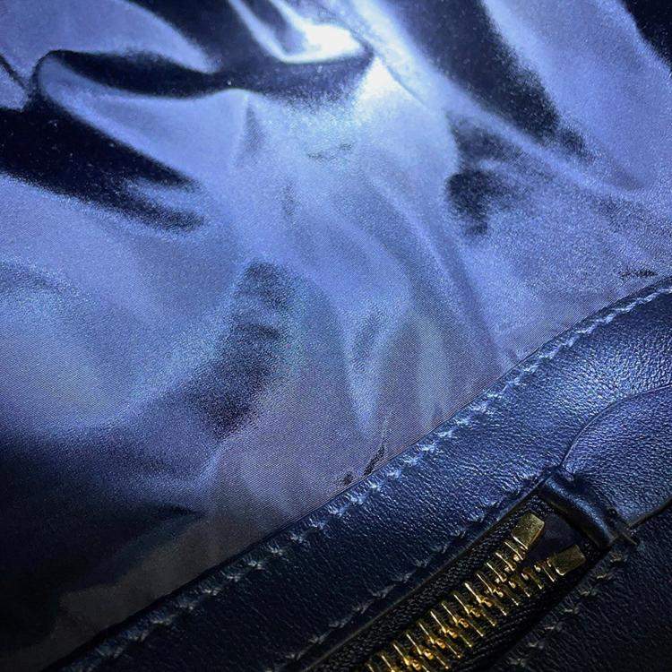 Pre Owned Miumiu Hobo Bag Black Leather