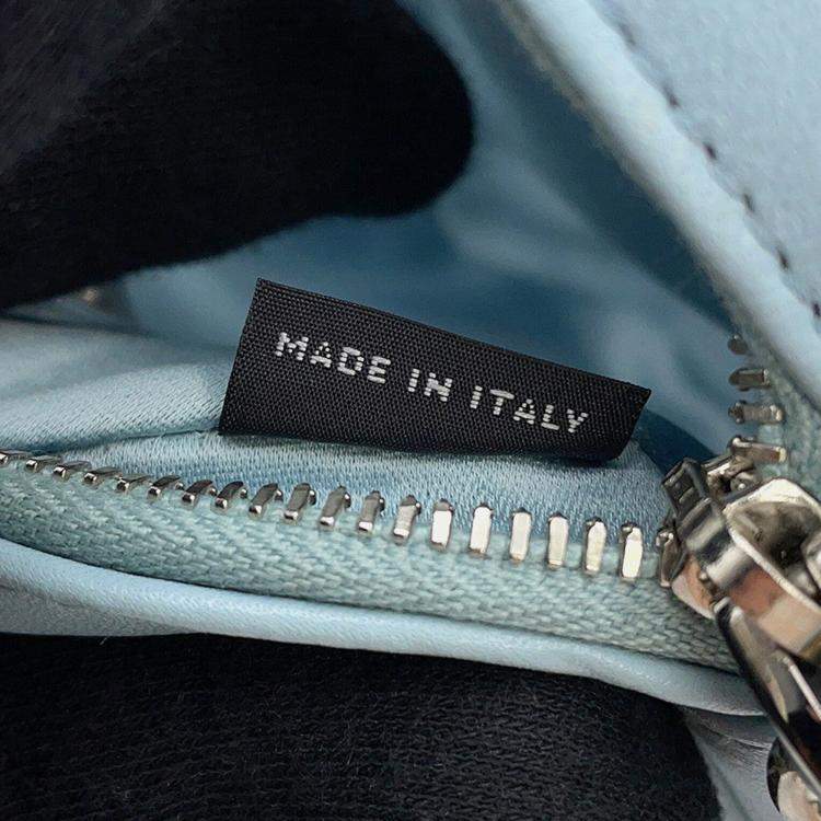 مملوكة مسبقًا Miumiu Materassee 2Way Shoulder Bag Light Blue Leather