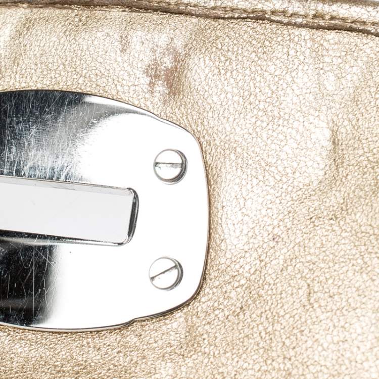 Pre Owned Miu Miu Multicolor Embellished Jacquard Wallet
