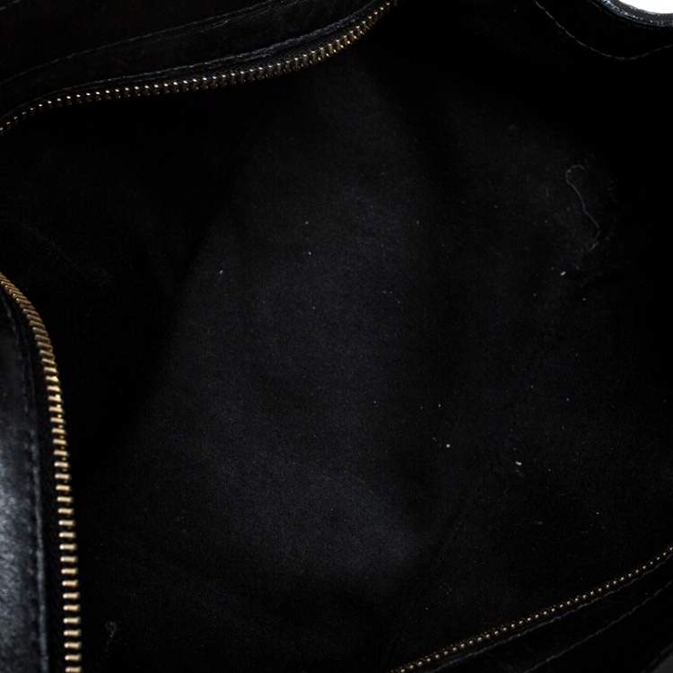 Pre Owned Miu Miu Black Leather Chain Satchel 