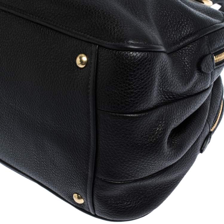 Pre Owned Miu Miu Black Leather Vitello Phenix Satchel