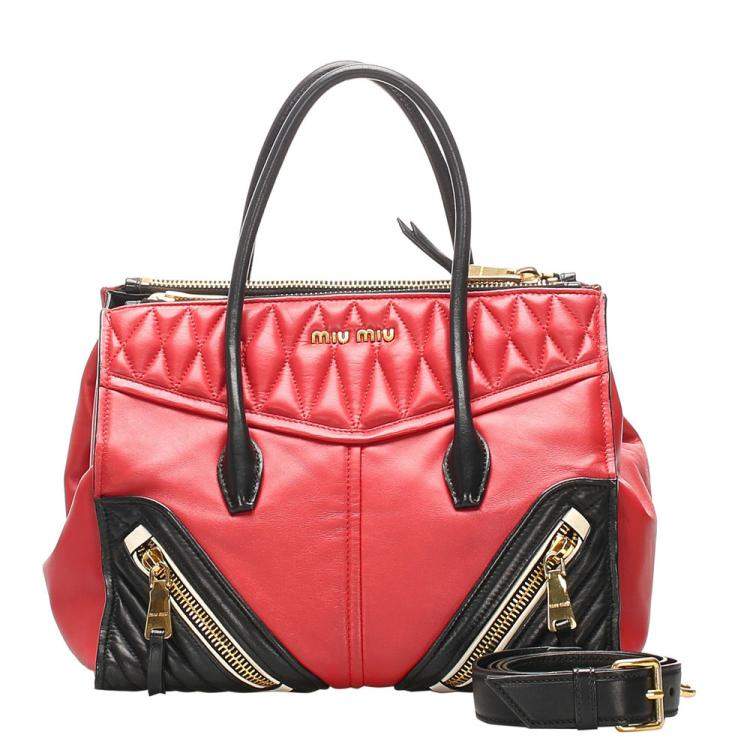 miu miu nappa biker bag