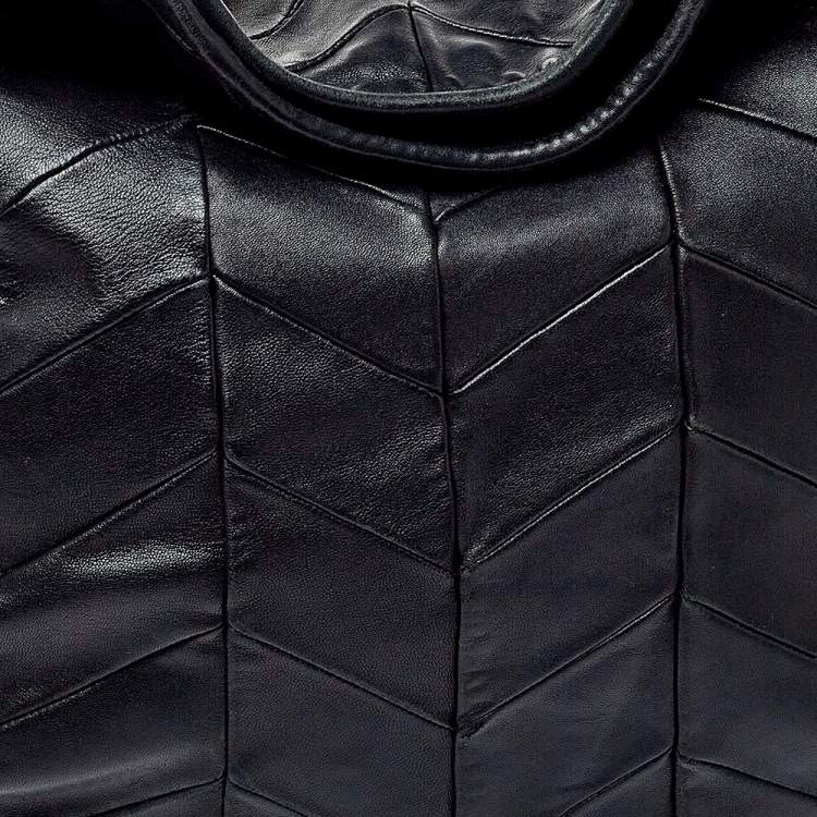Pre Owned Miu Miu Black Quilted Leather Hobo