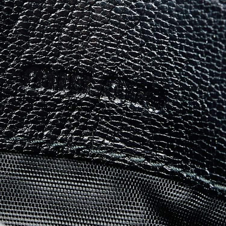 مملوكة مسبقًا Miu Miu Black Leather Madras Card Holder