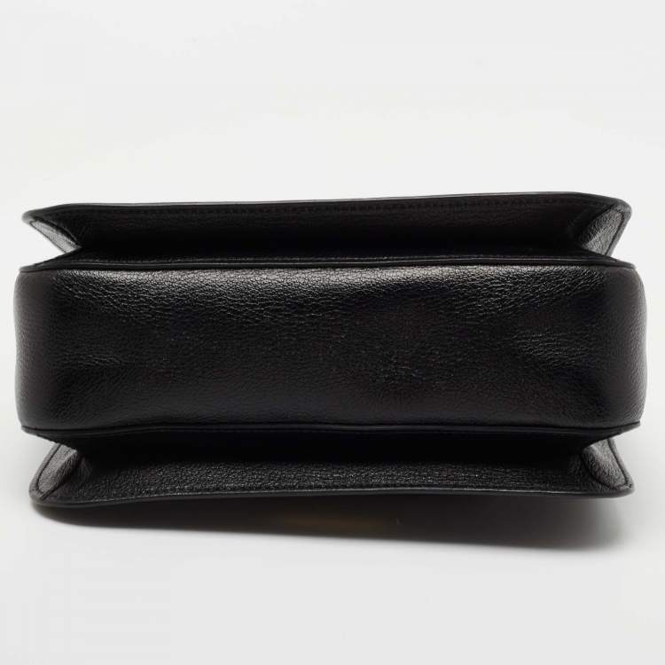 Pre Owned Miu Miu Black Madras Leather Tote