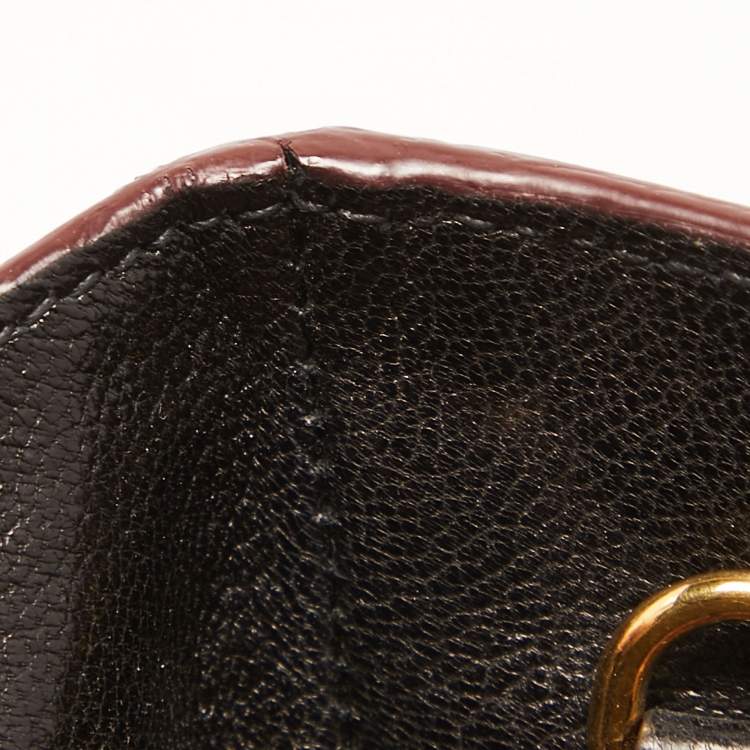 Pre Owned Miu Miu Black Madras Leather Tote