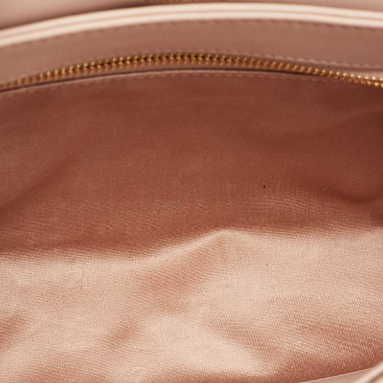 Pre Owned Miu Miu Beige Matelassé Leather Turnlock Flap Shoulder Bag