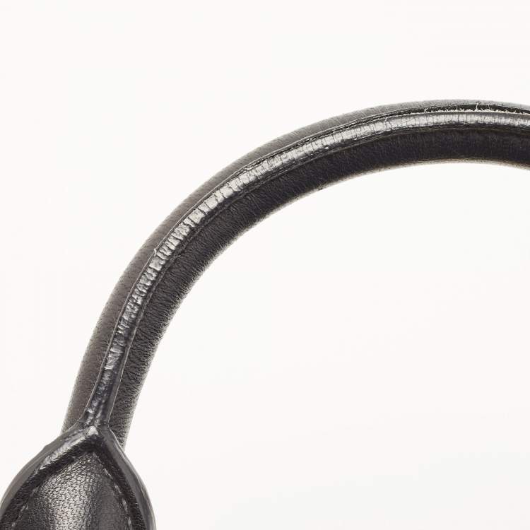 Pre Owned Miu Miu Black Matelassé Leather Bauletto Bowler Bag