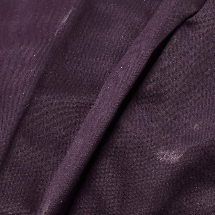 Pre Owned Miu Miu Burgundy Matelassé Leather Coffer Hobo