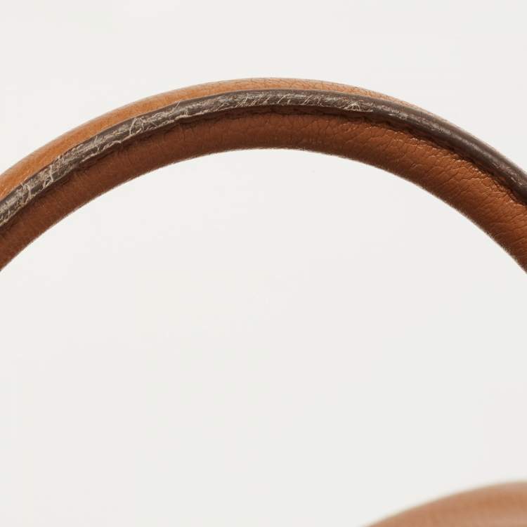 Pre Owned Miu Miu Brown Leather Doctor Frame Bag  