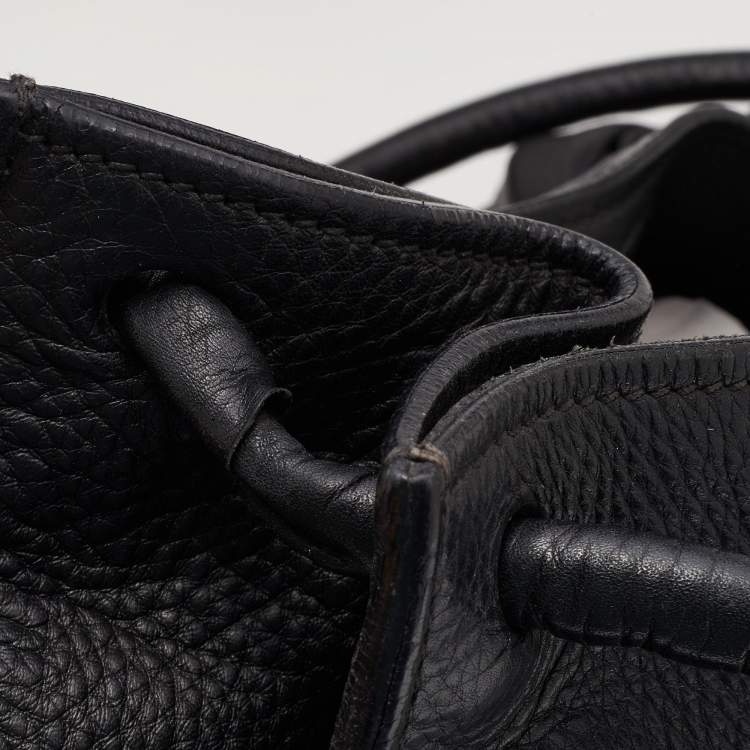 Pre Owned Miu Miu Black Leather Hobo