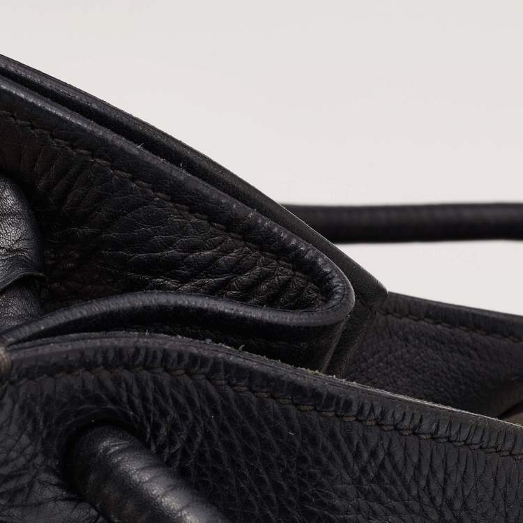 Pre Owned Miu Miu Black Leather Hobo