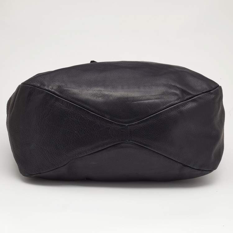 Pre Owned Miu Miu Black Leather Hobo