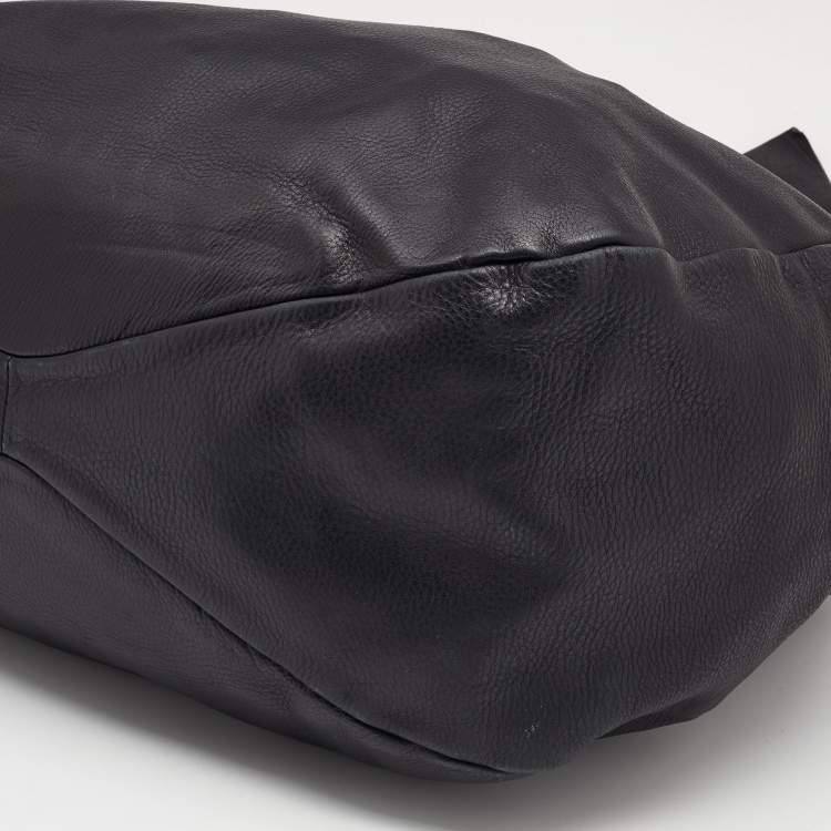 Pre Owned Miu Miu Black Leather Hobo