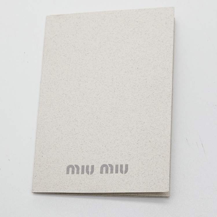 Pre Owned Miu Miu Multicolor Canvas and Leather Patchwork Tote