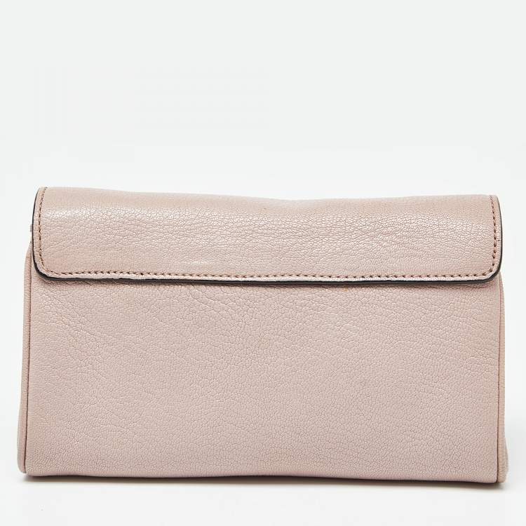مملوكة مسبقًا Miu Miu Pink Madras Leather Flap Crossbody Bag