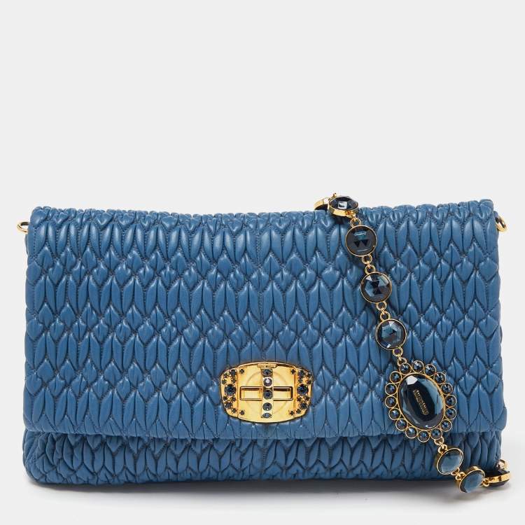ショルダーバッグ・ポシェット MiuMiu 5BB169VOOO.2BBL Shoulder Bags MIU MIU MIU Shoulder Bags - POIZON