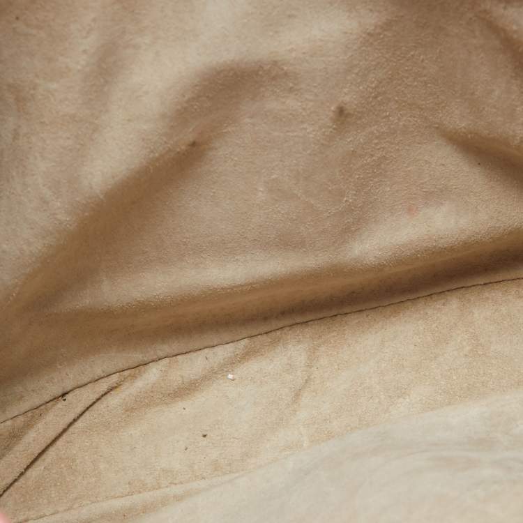 Pre Owned Miu Miu Pink Leather Pushlock Flap Top Handle Bag