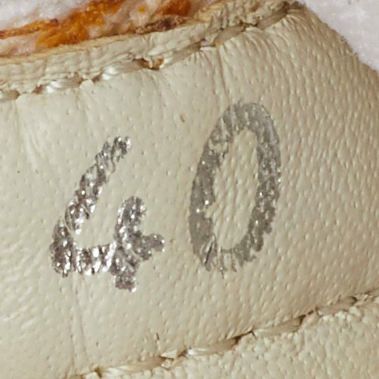 Pre Owned Miu Miu White Knit Fabric Sock High Slip On Sneakers Size 40