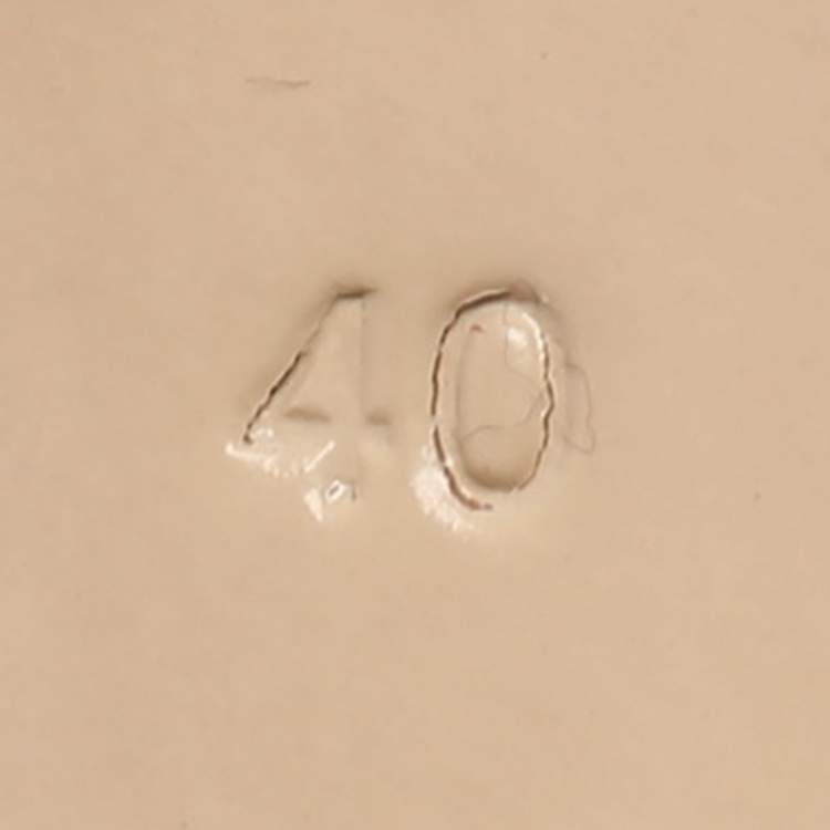 Pre Owned Miu Miu Pink Suede Crystal Heel Slingback Pumps Size 40