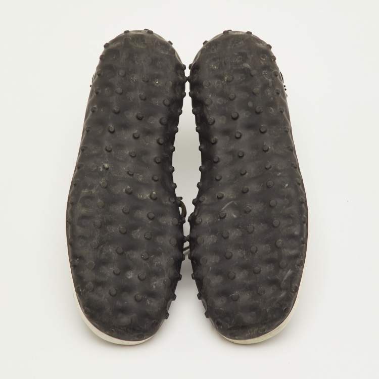 Pre Owned Miu Miu Astro Size 38 Multicolor Fabric Crystal Embellished Low Top Sneakers