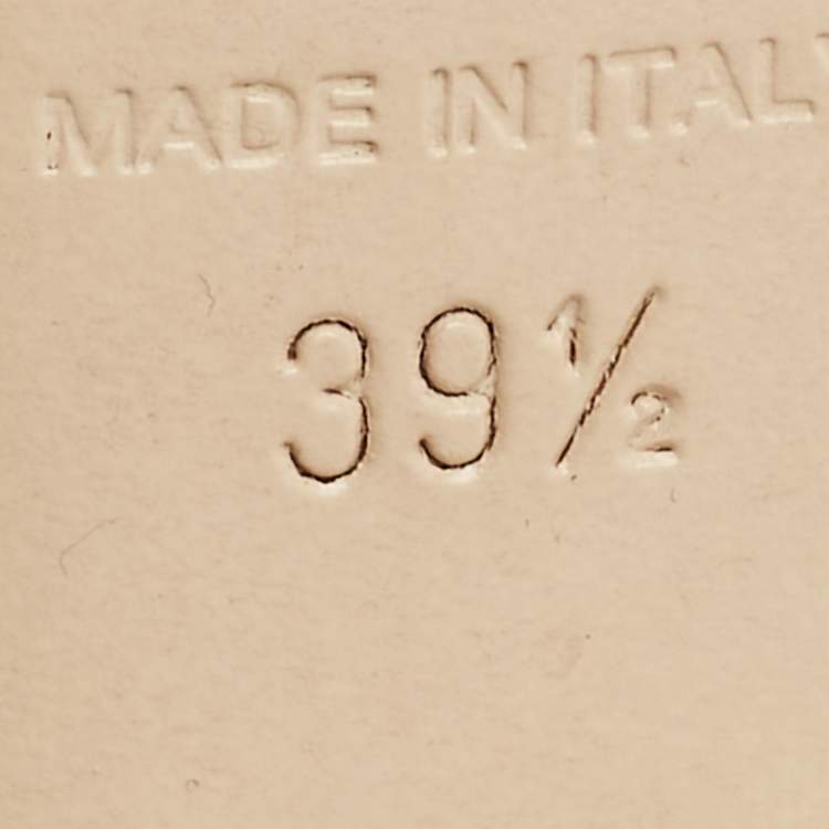 Pre Owned Miu Miu Size 39.5 Black Satin Bow Crystal Embellished Block Heel Slide Sandals