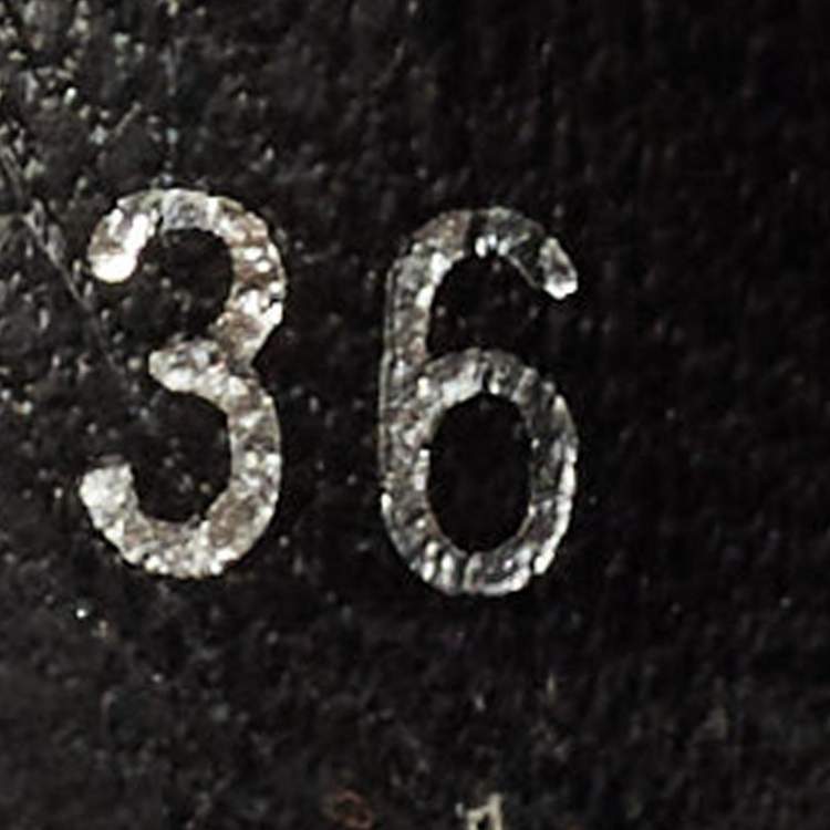 Pre Owned Miu Miu Size 36 Black Knit Fabric and Nylon Crystal Embellished Slip On Sneakers