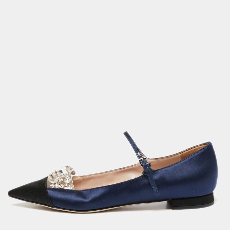 Miu miu discount pvc ballet flats