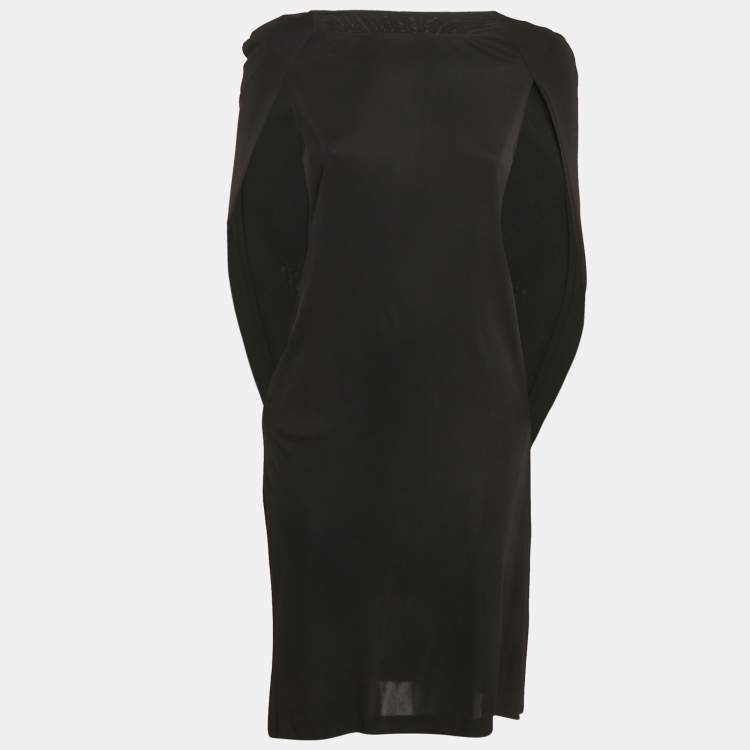 Pre Owned MM6 Maison Margiela Black Jersey Mini Dress M