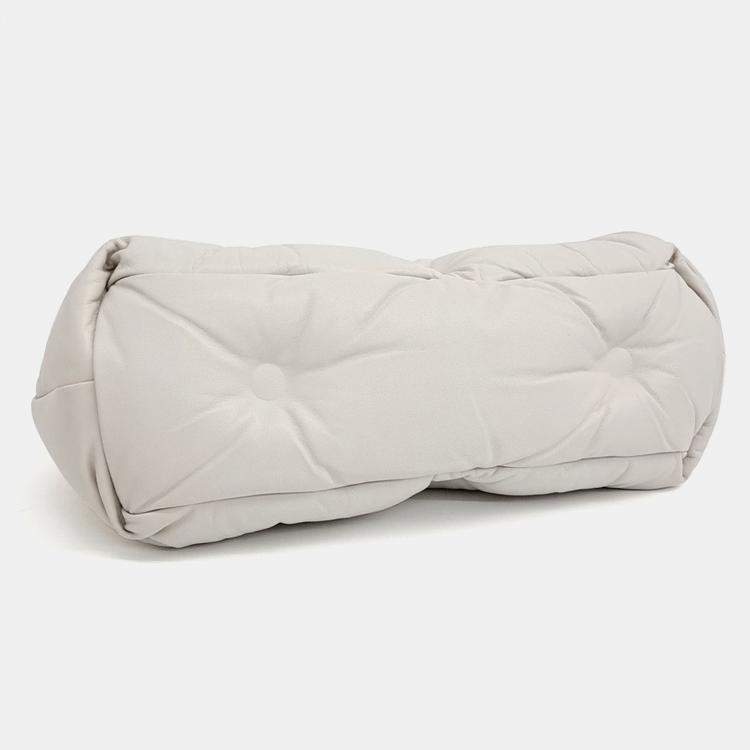 Pre Owned MM6 Maison Margiela White Leather Glam Slamback Medium