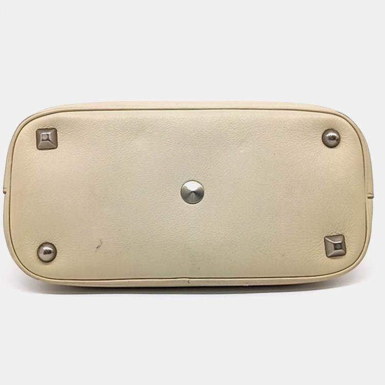 Pre Owned MM6 Maison Margiela Beige Leather 5AC bag