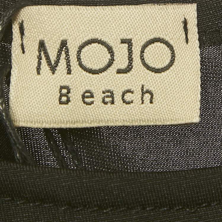 Pre Owned Mojo Beach Black Jersey Cut-Out Dress S