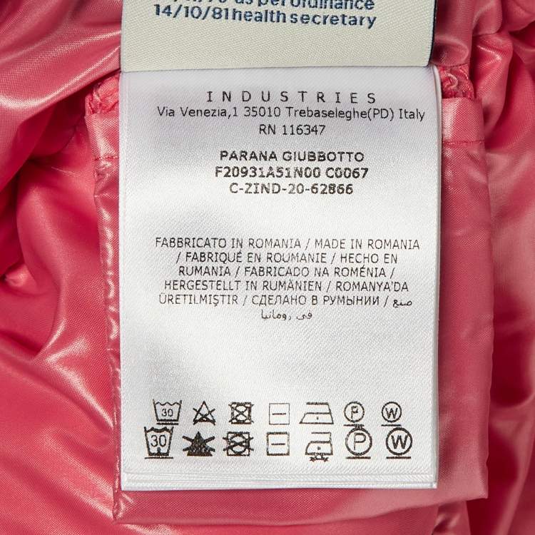 Pre Owned Moncler Blue Nylon Puffer Parana Down Jacket M/L