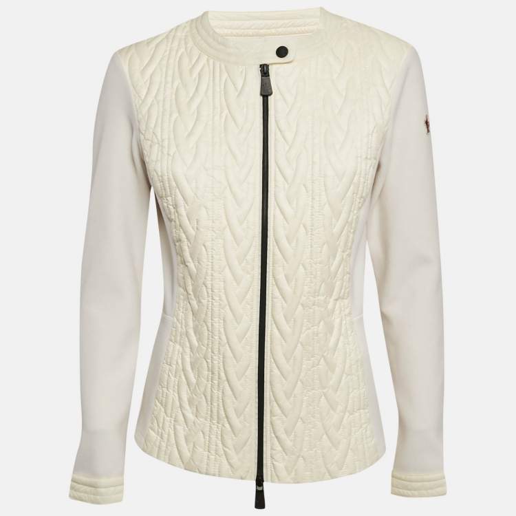 Moncler Off-White Nylon Quilted Down Jacket L Moncler | TLC