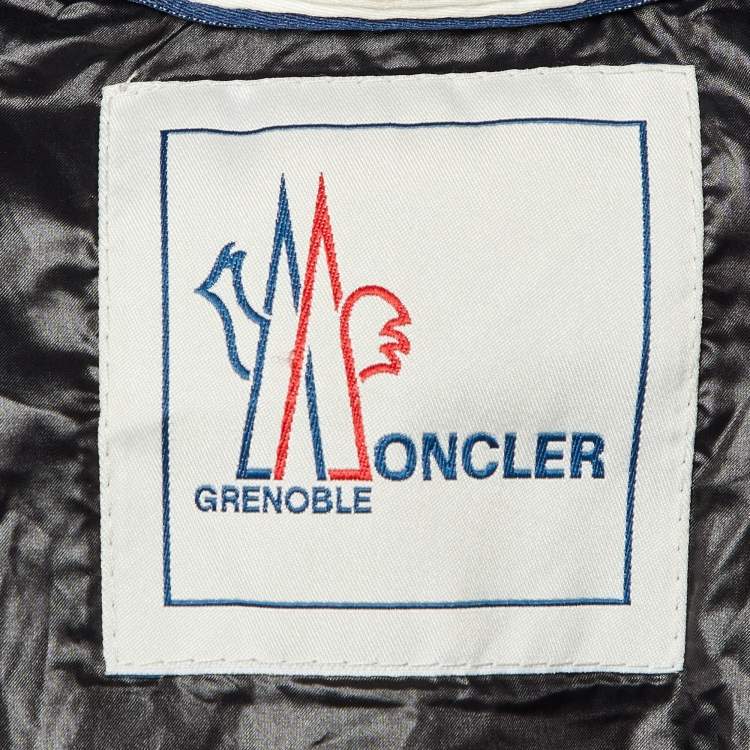 Pre Owned Moncler Dark Green Polyamide Hooded Zip Front Jacket S 