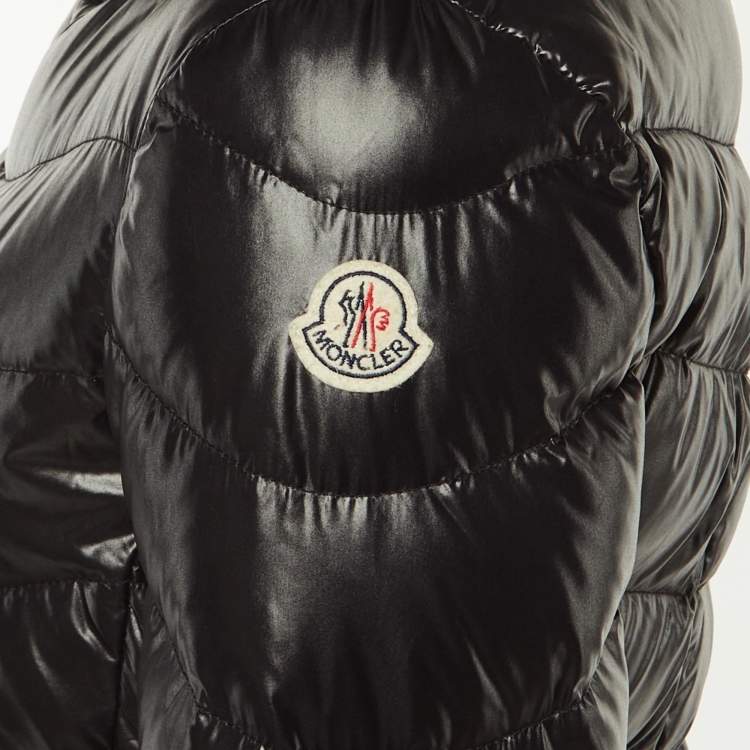 Pre Owned Moncler Black Nylon Down Miriel Puffer Jacket S