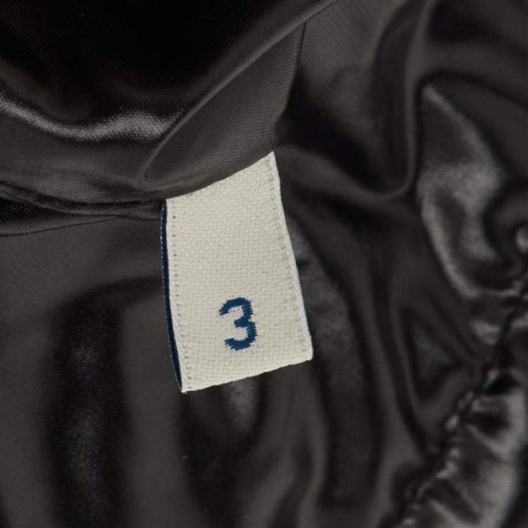 Pre Owned Moncler Silver Synthetic Puffer Down Parana Detachable Hooded Jacket M/L