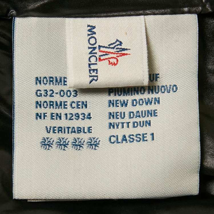 Pre Owned Moncler Brown Synthetic Salla Down Jacket M