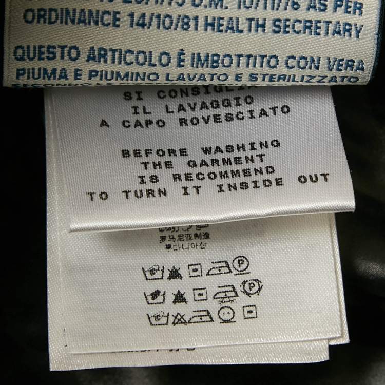 Pre Owned Moncler Brown Synthetic Salla Down Jacket M