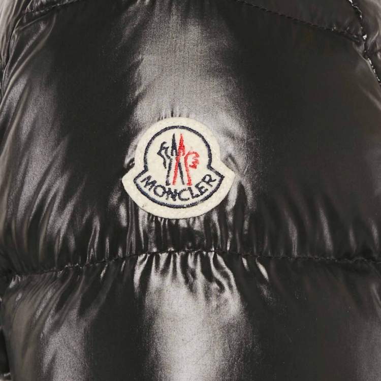 مملوكة مسبقًا Moncler Black Synthetic Down Jacket S