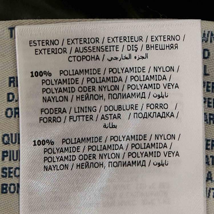 مملوكة مسبقًا Moncler Black Synthetic Down Jacket S