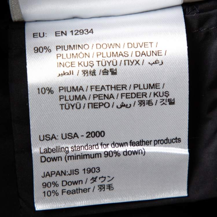 Pre Owned Moncler Beige Synthetic Padded Gaelle Vest XS 